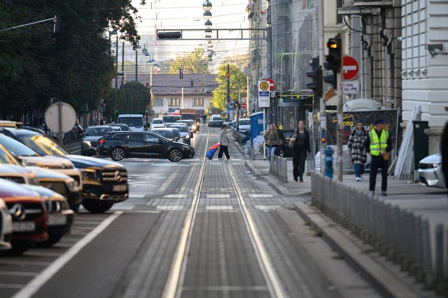 Zagreb: Centar grada na drugi dan štrajka u Zagrebačkom holdingu