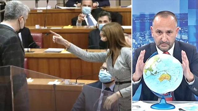 Zekanović vrtio globus i crtao ravnu Zemlju; Selak Raspudić: 'Vidite Glasovac. Pa ona prijeti'