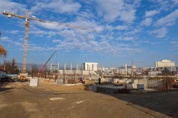 Sjeverna tribina stadiona u Kranj?evi?evoj gotovo je ve? izgra?ena