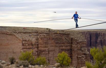 Šetnja života: Bez sigurnosne užadi prešao Grand Canyon