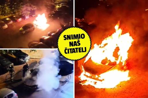 EKSKLUZIVNA SNIMKA Ovako je gorio auto zamjenice &zcaron;upanijske dr&zcaron;avne odvjetnice u  Sl. Brodu!!