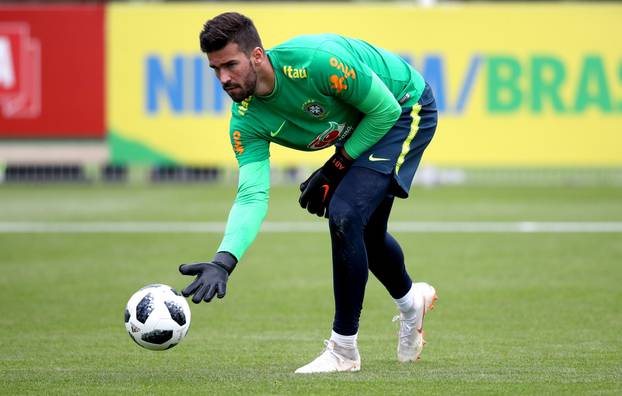 Brazil Training Session and Press Conference - Enfield Training Ground