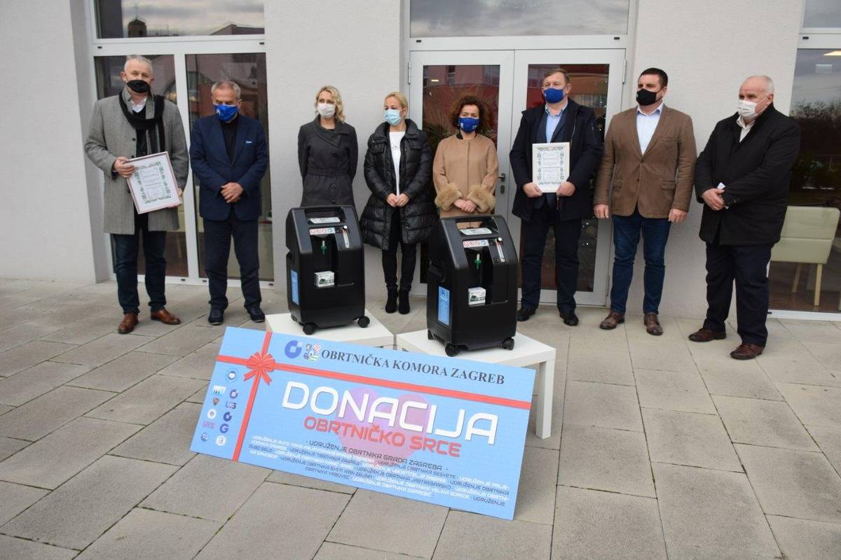 Obrtnička komora Zagreb donirala medicinske uređaje domovima za starije osobe