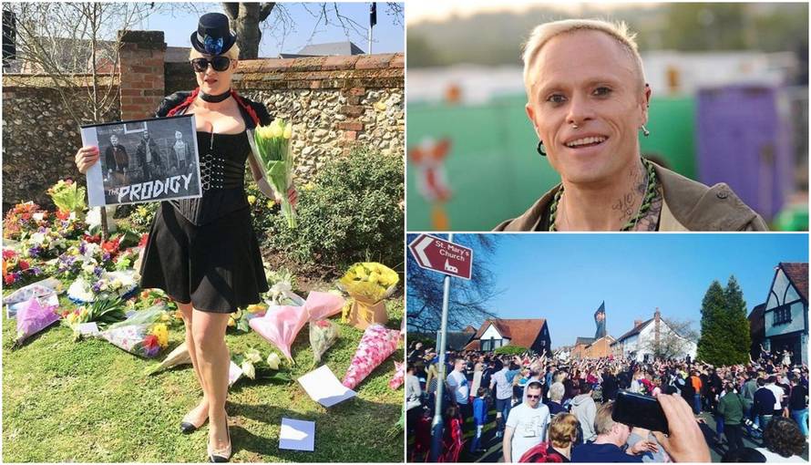 Pogreb Keitha Flinta se odužio: Tužni fanovi zaustavljali lijes