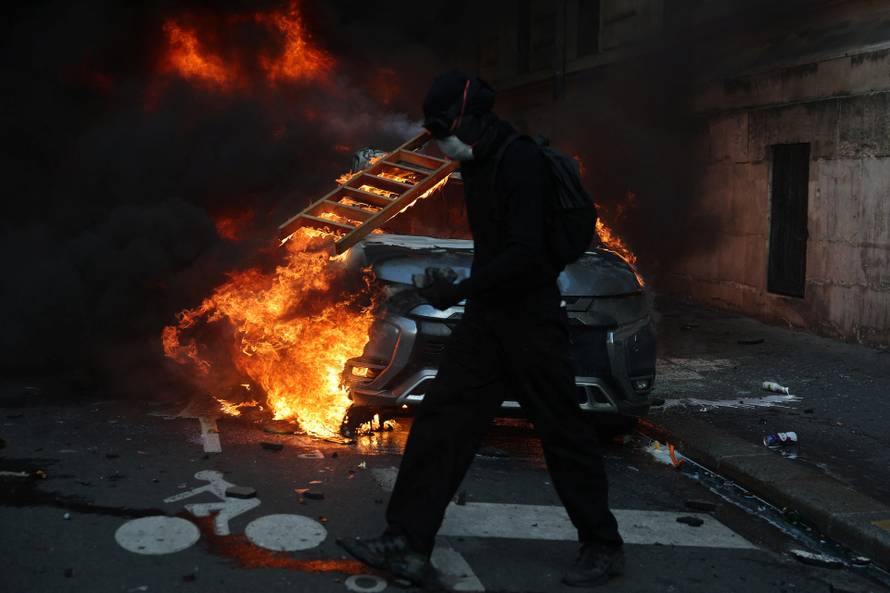 Nationwide protests in France against the cost of living