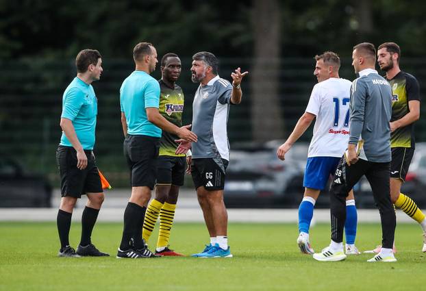 Radomlje: Pripremna nogometna utakmica između Kalcer Radomlje i HNK Hajduk