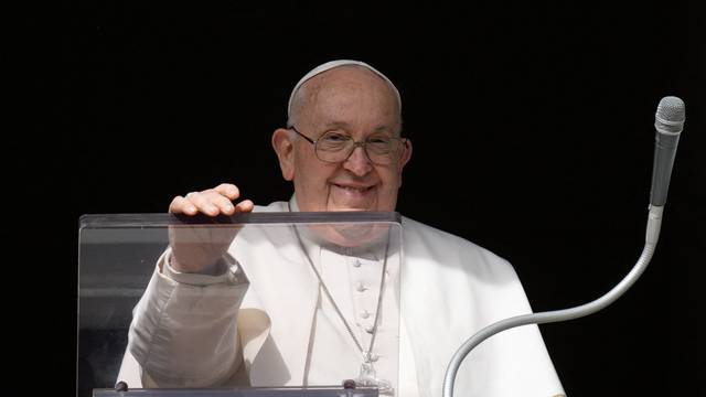 Pope Francis leads Angelus prayer at the Vatican