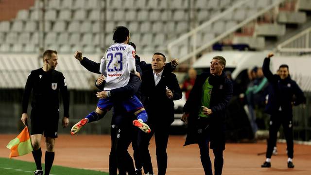 Split: Utakmica HNK Hajduk - NK Varaždin u četvrtfinalu Supersport Hrvatskog nogometnog kupa