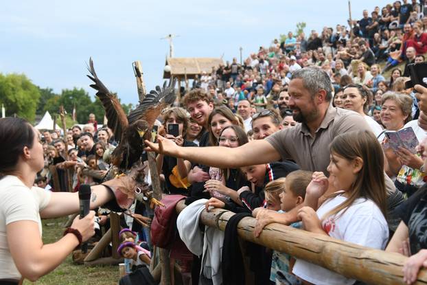 Koprivnica: Sokolari iz Slovačke bili su najveća atrakcija trećeg dana Renesansnog festivala