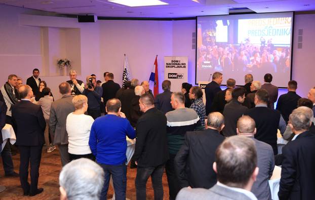 Zagreb: Izborni stožer predsjedničke kandidatkinje Branke Lozo u hotelu Aristos