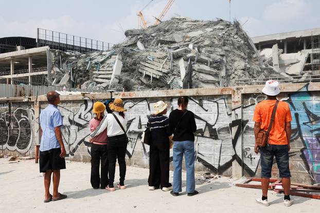 Aftermath of a strong earthquake, in Bangkok