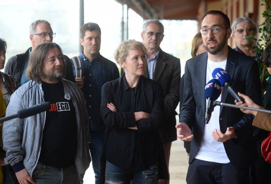 Zagreb: Konferencija za medije koalicije pod nazivom "Pun nam je kufer"