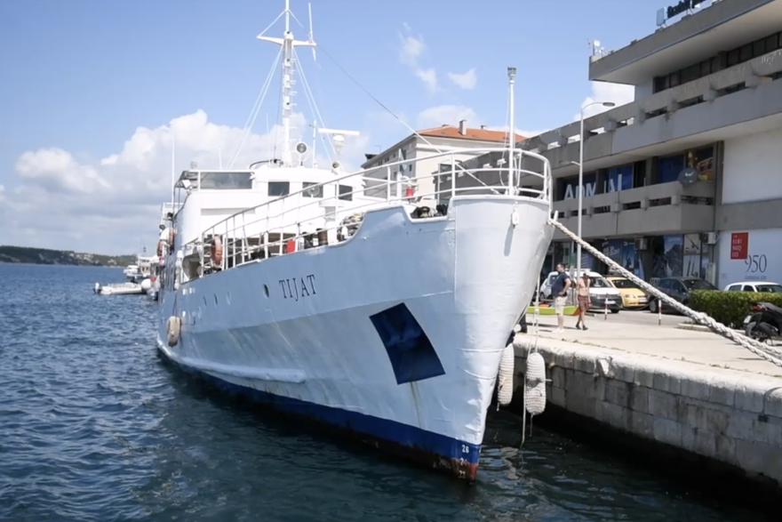 &Scaron;ibenik: Probna plovidba legendarnoga broda Tijat