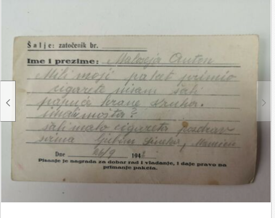 Šokirane obitelji: 'Na eBayu prodaju pisma naših rođaka ubijenih u logoru Jasenovac'