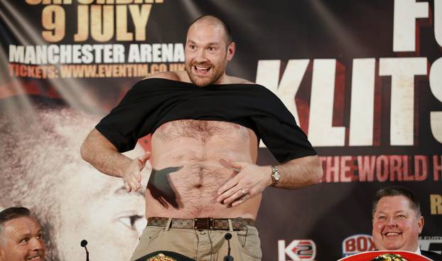 Tyson Fury & Wladimir Klitschko Head-to-Head Press Conference