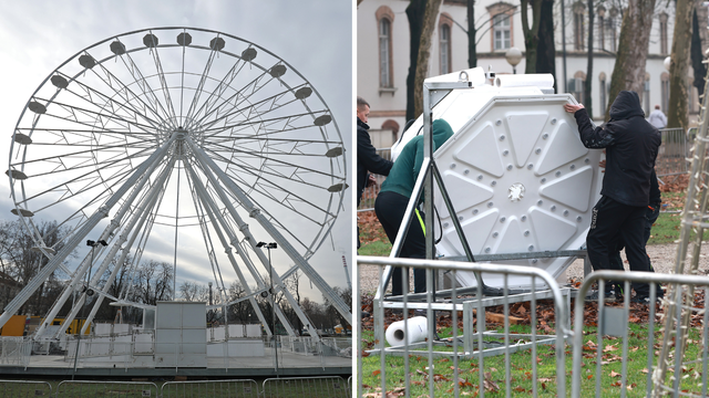 FOTO U Zagrebu rastavili kotač koji za Advent uopće nije radio