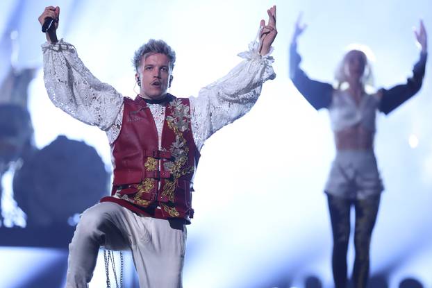 Malmo:  Baby Lasagna na generalnoj probi uoči finalne večeri Eurosonga 
