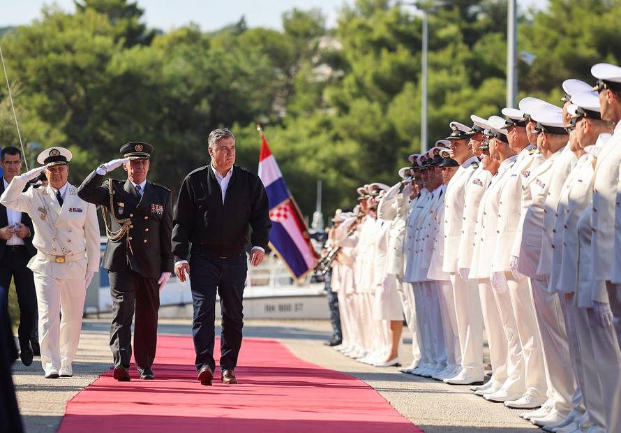 Split: Svečano obilježavanje 35. obljetnice utemeljenja Hrvatske ratne mornarice