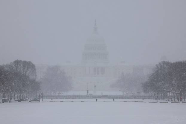 Winter storm in Washington