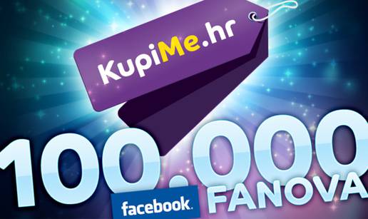 KupiMe.hr dostigao brojku od 100.000 Facebook fanova!