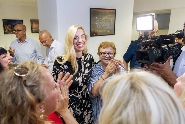 Pula: Sanja Radolović u stožeru SDP-a nakon izbornih rezultata