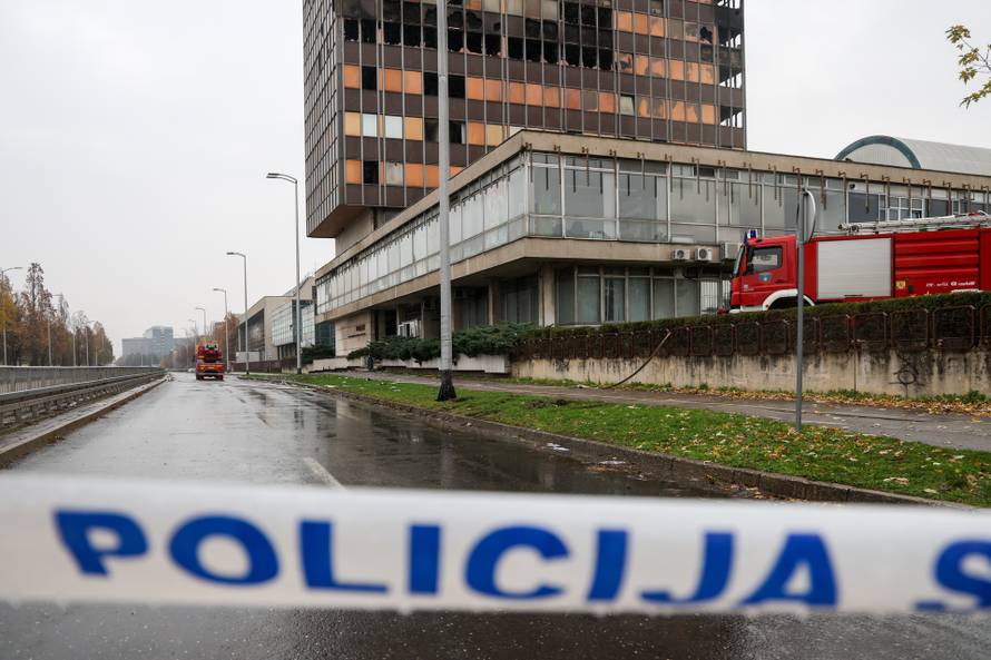 Zagreb: Vjesnikov neboder dva dana nakon požara, policijska istraga u tijeku