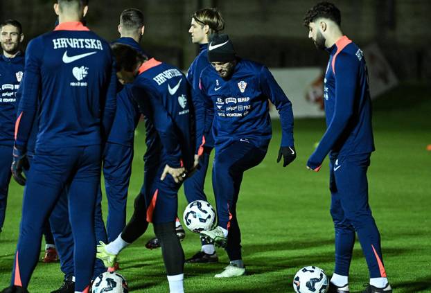 Zagreb: Trening hrvatske nogometne reprezentacije 
