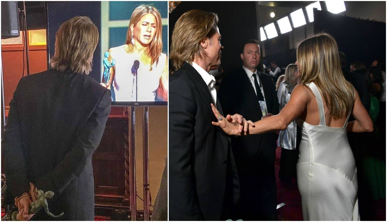 Brad joj nije htio pustiti ruku: Zaljubljeno je gledao u Aniston