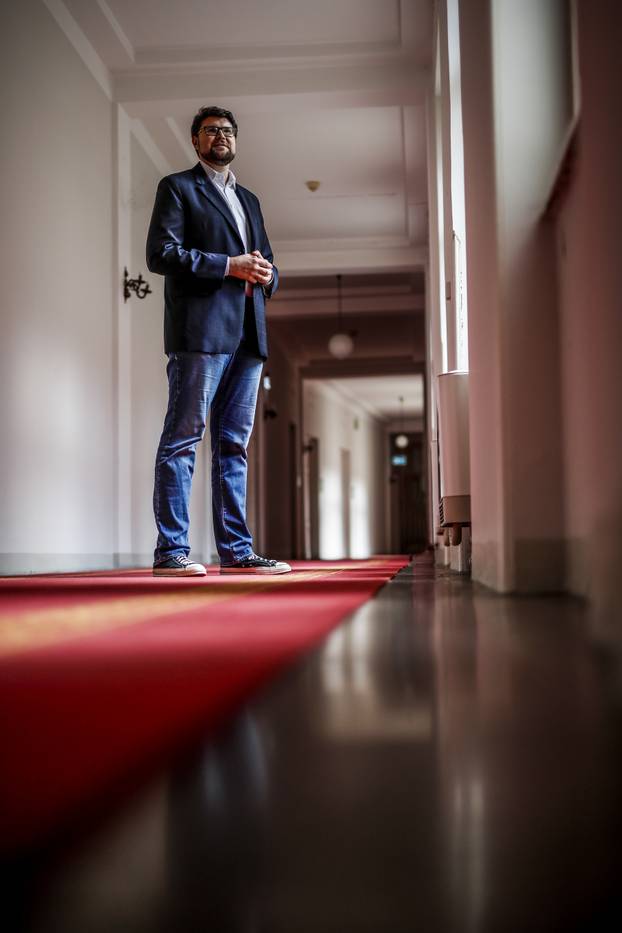 Zagreb: Predsjednik SDP-a Peđa Grbin