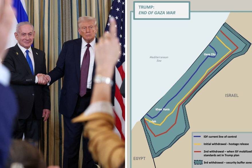 Donald Trump predstavio plan od 20 točaka za okončanje rata u Gazi i rekao da bi on mogao donijeti 'vječni mir na Bliskom istoku'