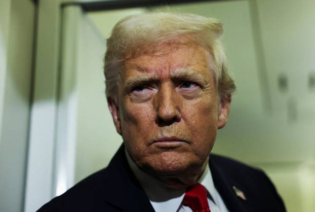 U.S. President Trump departs for Florida