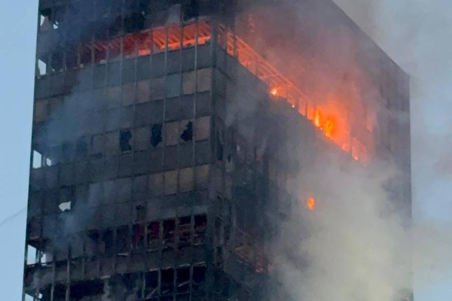 Izgorio Vjesnikov neboder