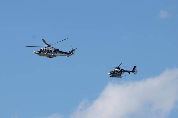 Zagreb: Generalna proba svečanog vojnog mimohoda - zračne snage 