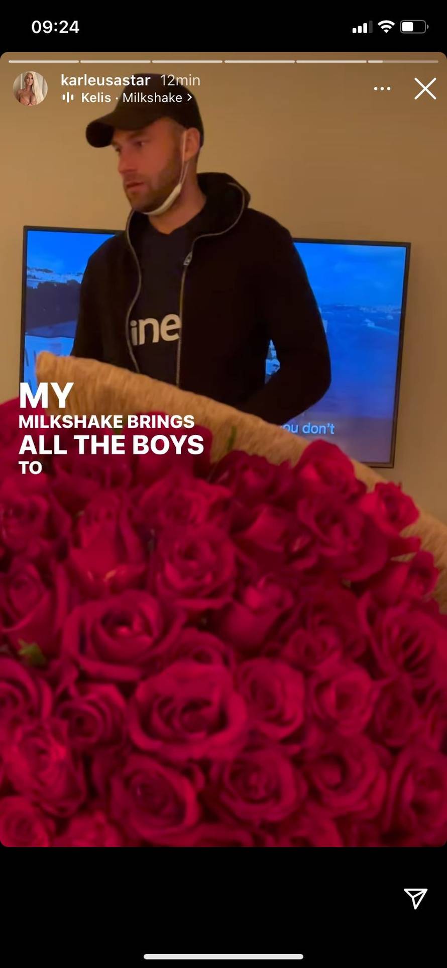 Karleuša objavila video Tošića s ružama, Duško do prije tjedan dana imao zabranu prilaska