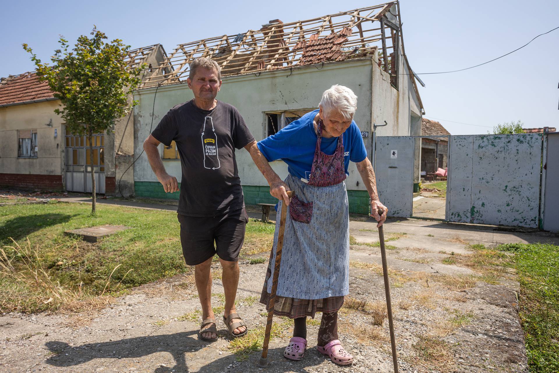 Reportaža o posljedicama teškog nevremena koje je poharalo Gradište