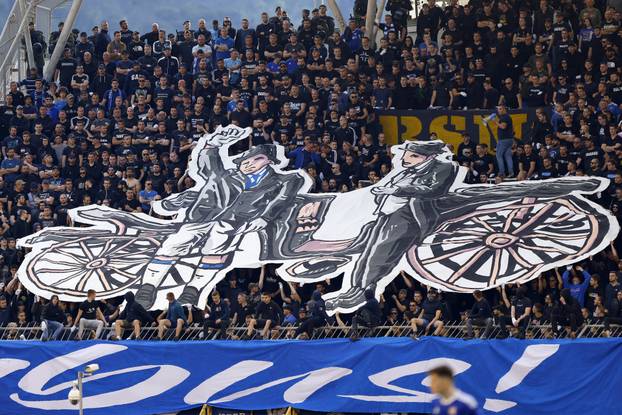 Split: Navijači na utakmici između Hajduka i Dinama