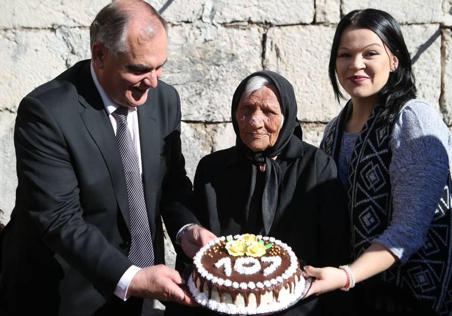 Najstarija Dalmatinka Anđa Perić proslavila 108. rođendan
