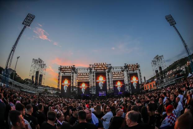 Šibenik: Koncert Marka Perkovića Thomsona na Šibenskom Šubićevcu