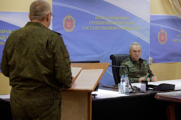 Russian Defence Minister Sergei Shoigu visits troops in the course of Russia-Ukraine conflict