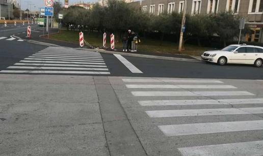 Ne, oči vas ne varaju: Ovako je iscrtana nova 'zebra' u Zadru...