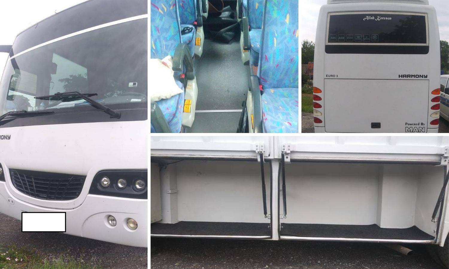 Krijumčarili sedmero ljudi u duplom dnu turskog minibusa