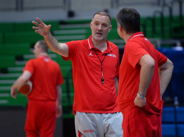 Zagreb: Trening košarkaške reprezentacije uoči kvalifikacija za EuroBasket