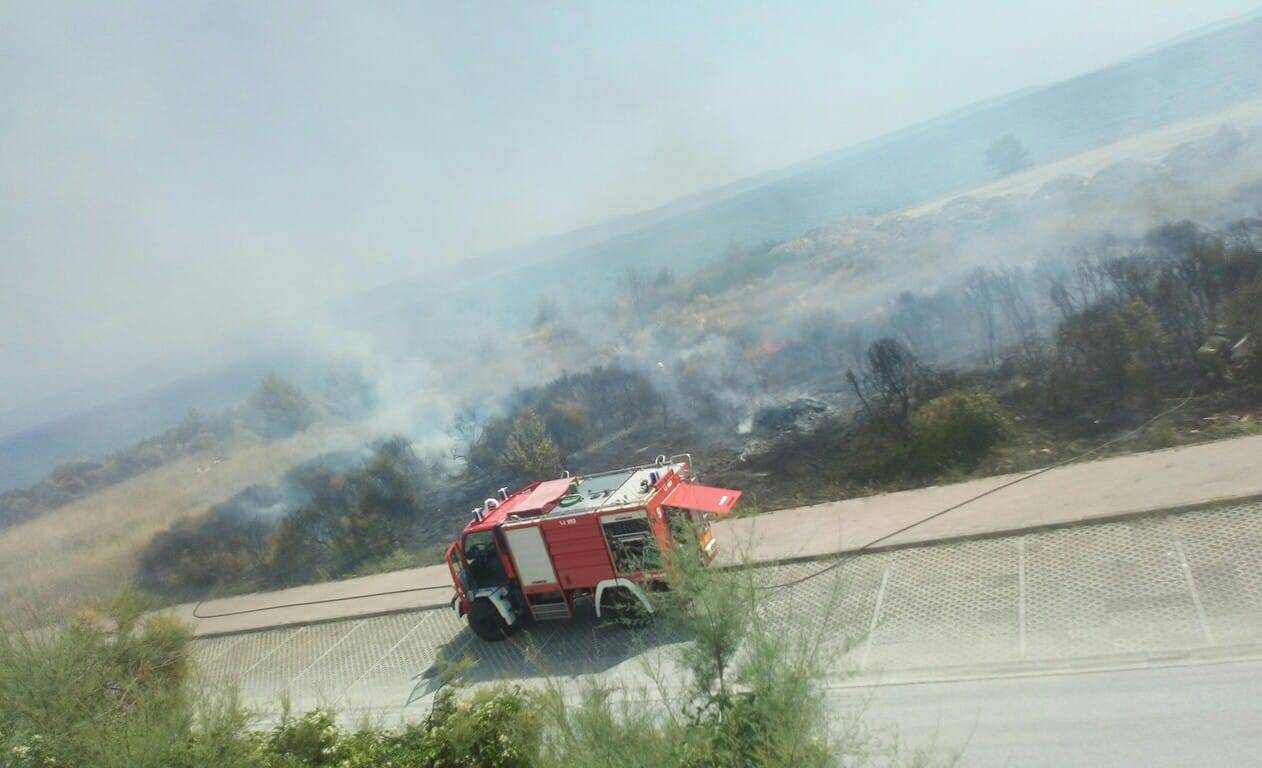 Požar u Splitu: Gorjelo raslinje i trava, dva vozila gasila vatru