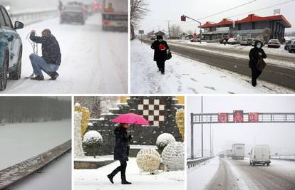 Bijeli pokrivač na Platku, snijeg počeo padati u Zagrebu  i okolici