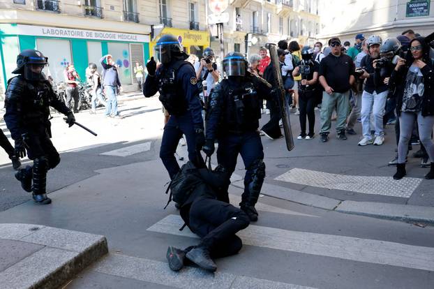Nationwide strike and anti-government protests called by French unions in France