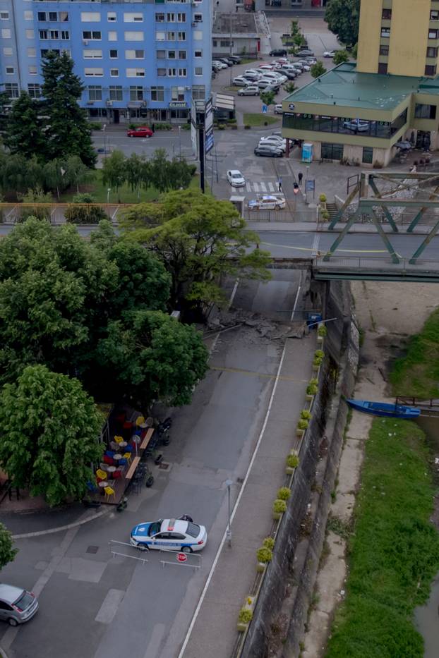 Urušio se most na graničnom prijelazu Gradiška