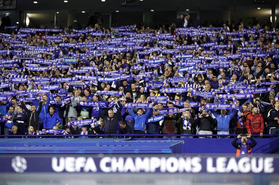 Atmosfera na stadionu uoÄi poÄetka utakmice izmeÄu Dinama i Atalante