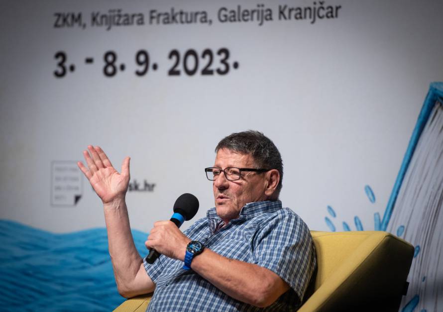 Zagreb: Svetislav Basara gostovao na tribini Festivala svjetske književnosti "Razotkrivanje" 