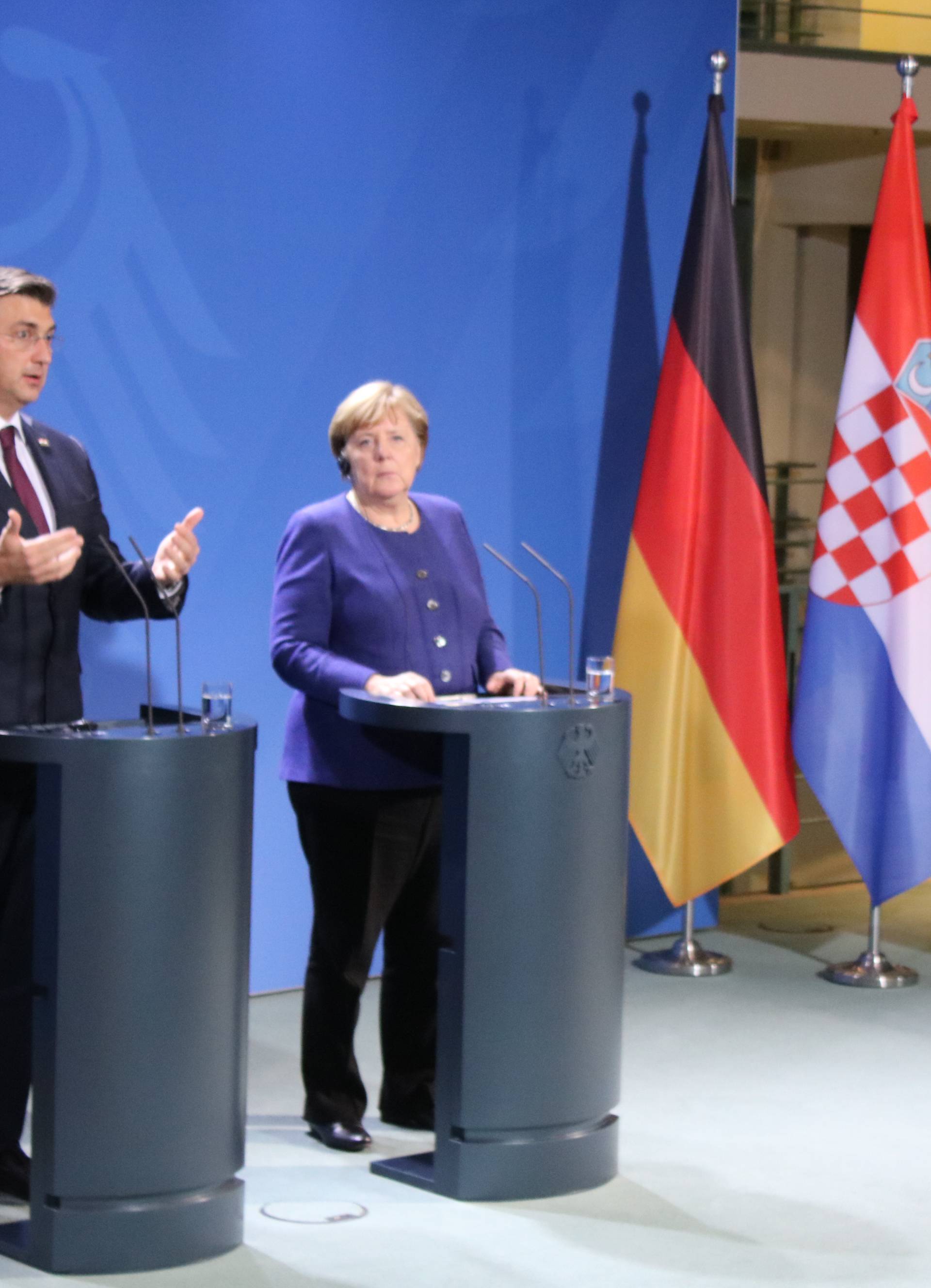 Susreli se Merkel i Plenković uoči važnog samita u Zagrebu