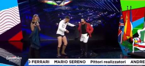 VIDEO Talijanski komentatori vrištali od sreće nakon pobjede na Eurosongu, a onda se skinuli